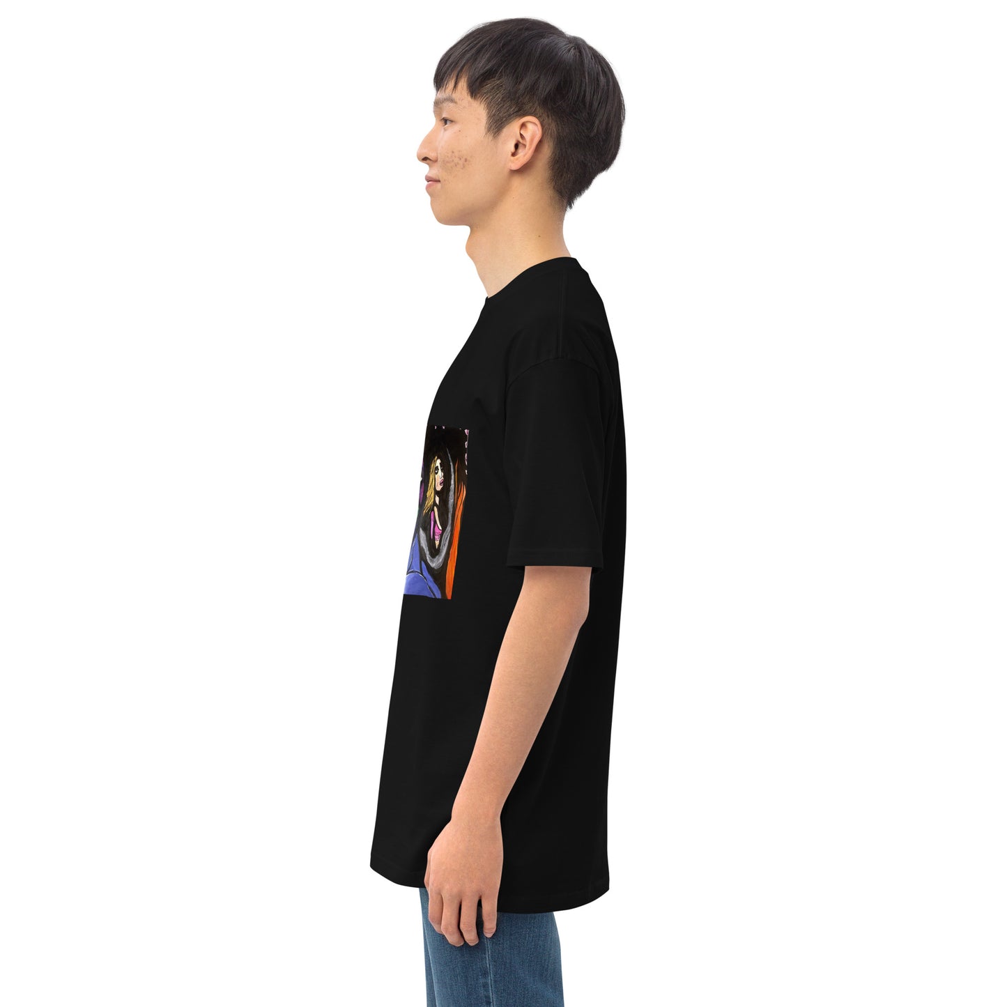 Spreed “going through hell thinking of you” Men’s premium heavyweight tee