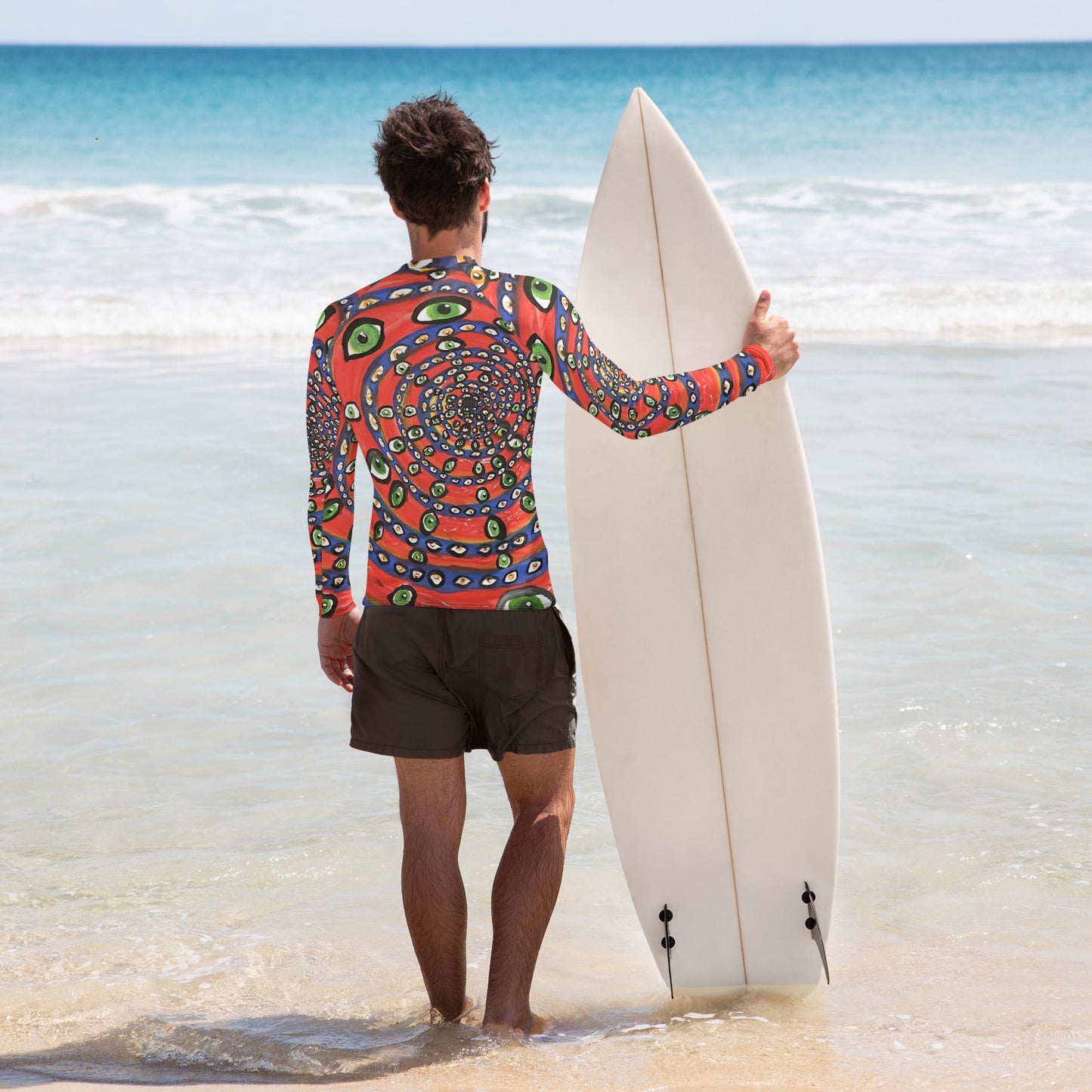 Eye Swirl Men's Rash Guard