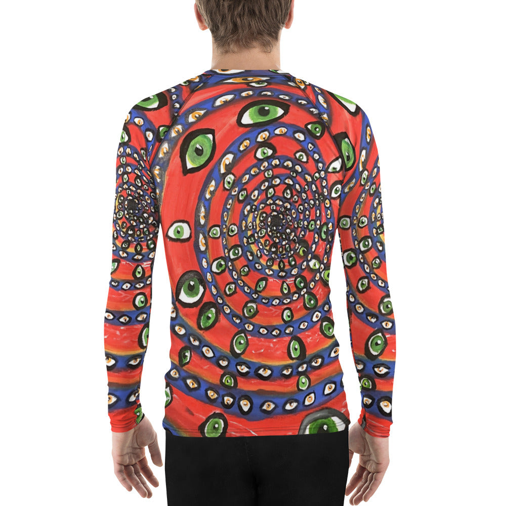 Eye Swirl Men's Rash Guard