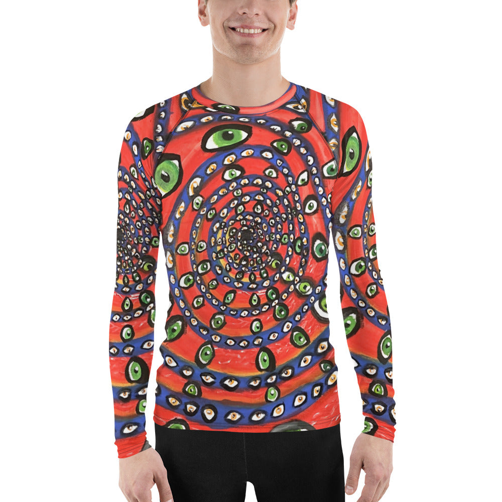 Eye Swirl Men's Rash Guard