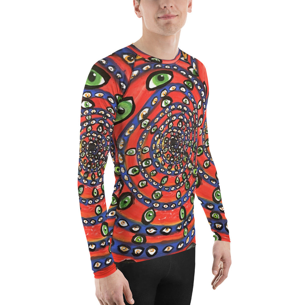 Eye Swirl Men's Rash Guard