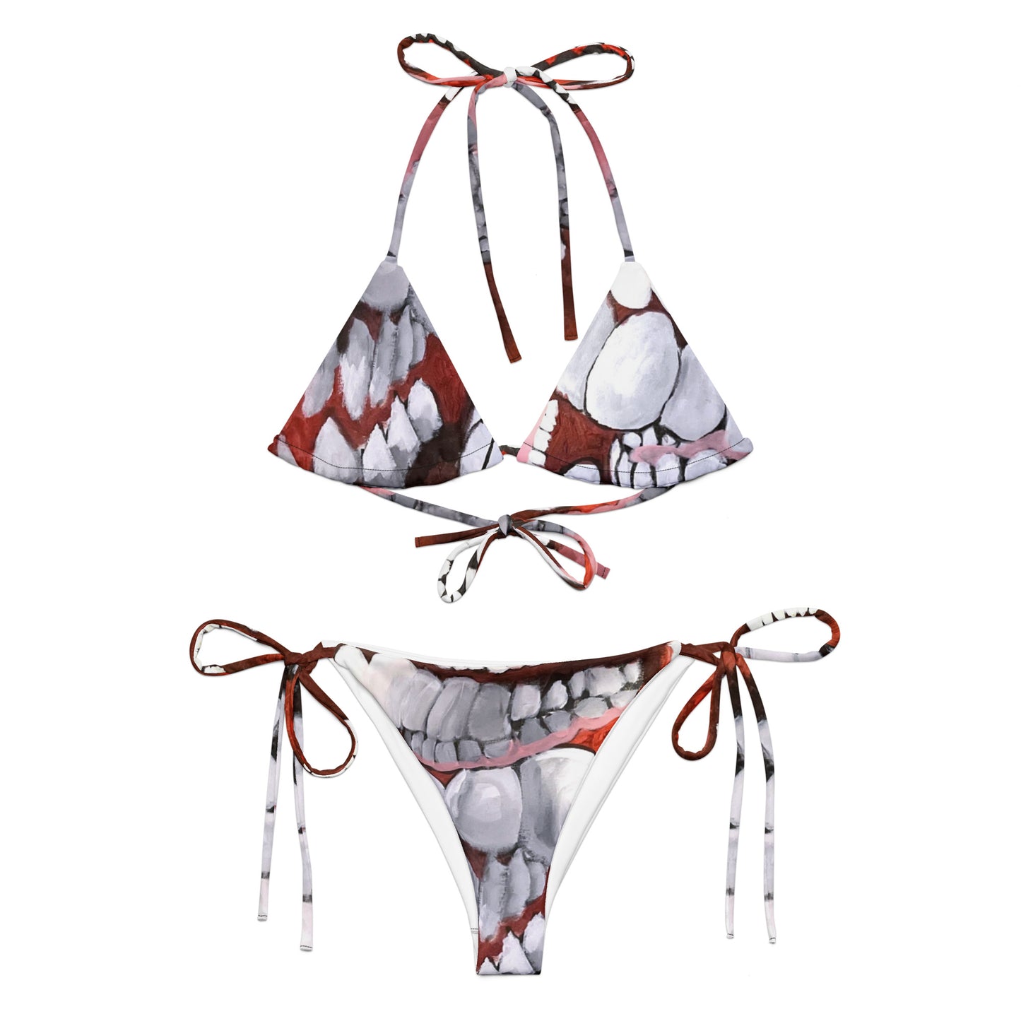 Spreed Teeth teeth teeth string bikini