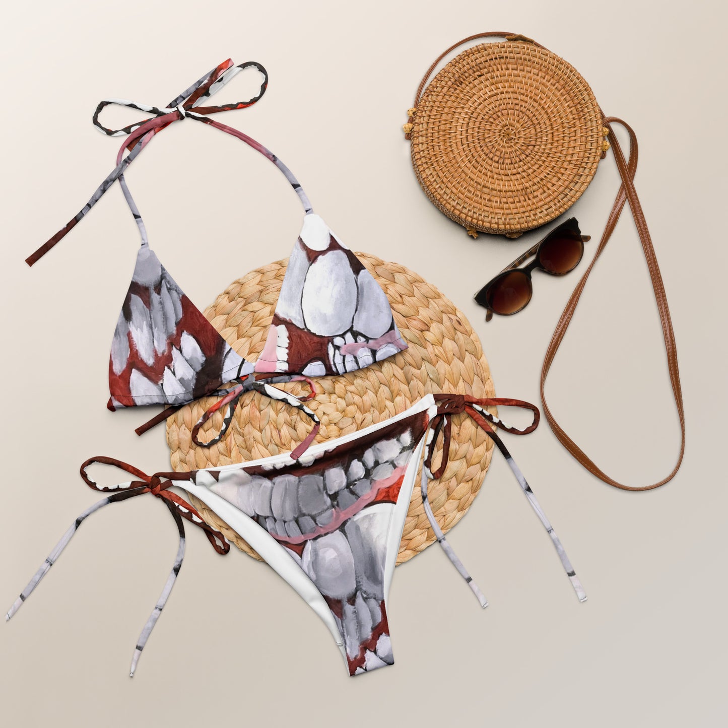 Spreed Teeth teeth teeth string bikini