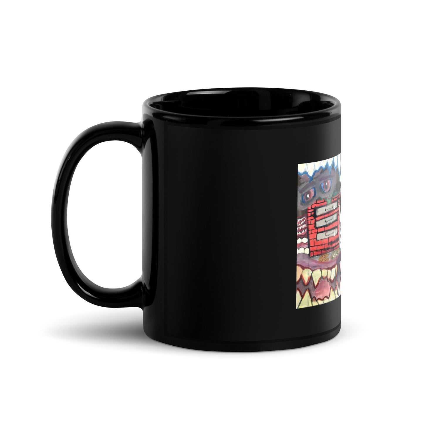 Primo’s Pizzeria Black Glossy Mug