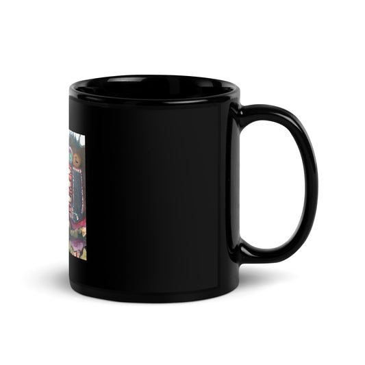 Primo’s Pizzeria Black Glossy Mug