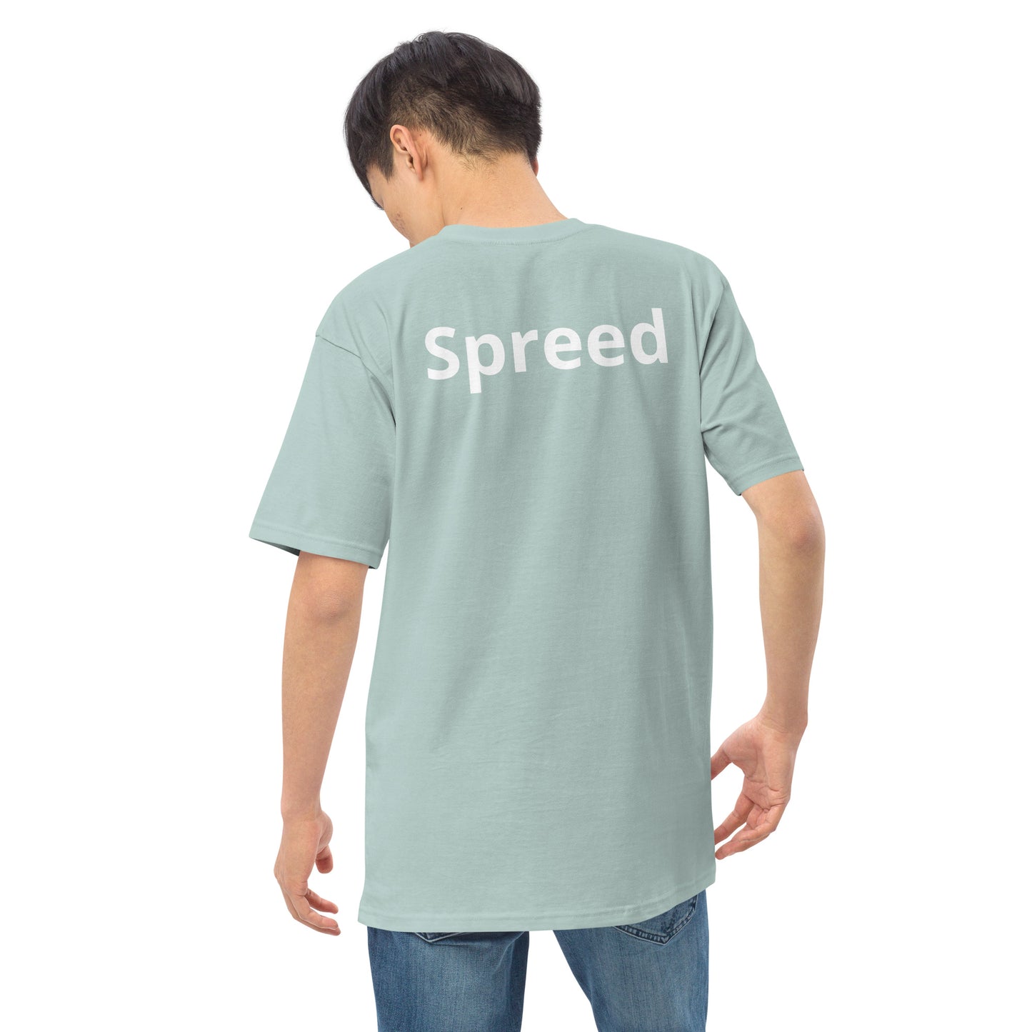 Crazy Spreed Logo Men’s premium heavyweight tee