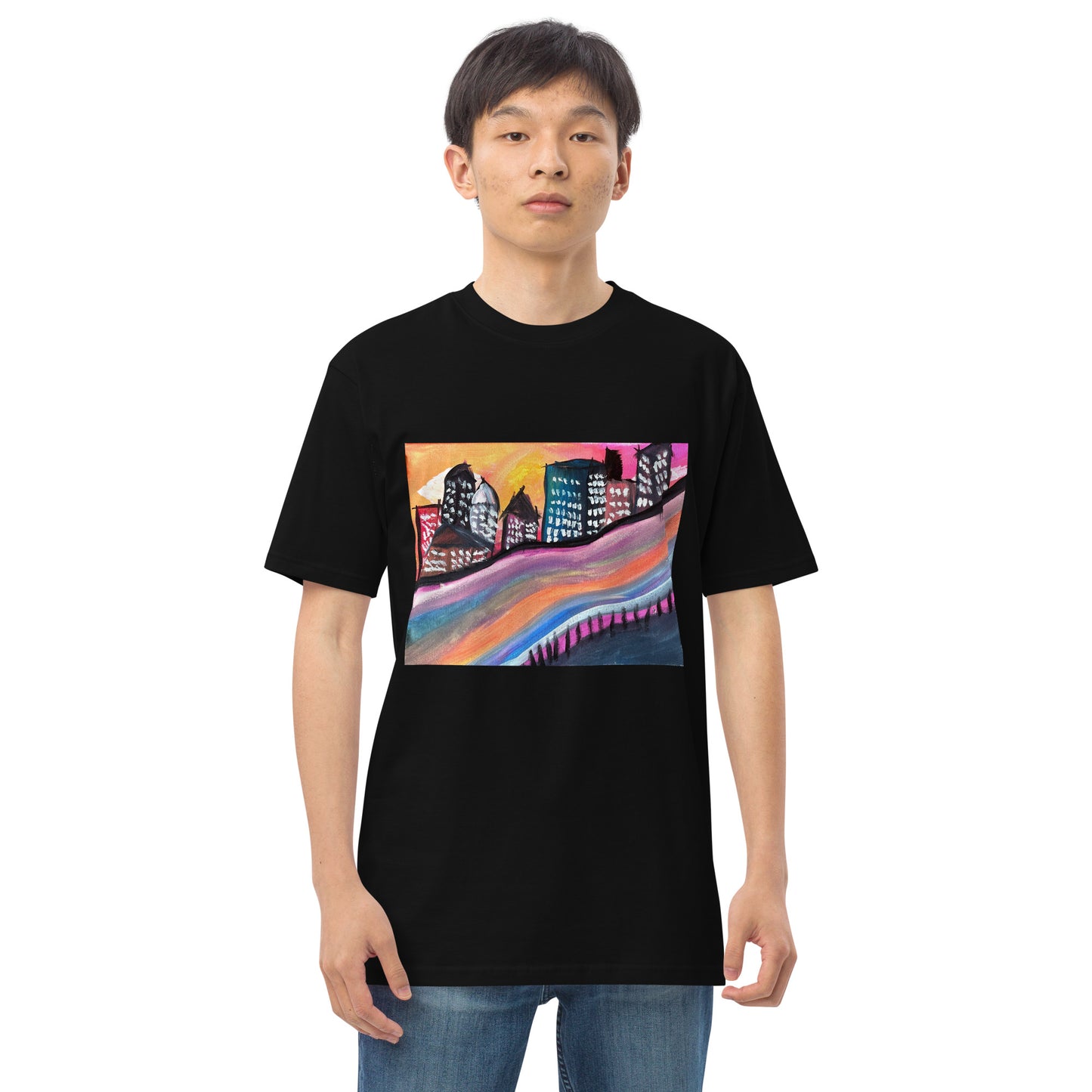 Spreed “city street” Men’s premium heavyweight tee