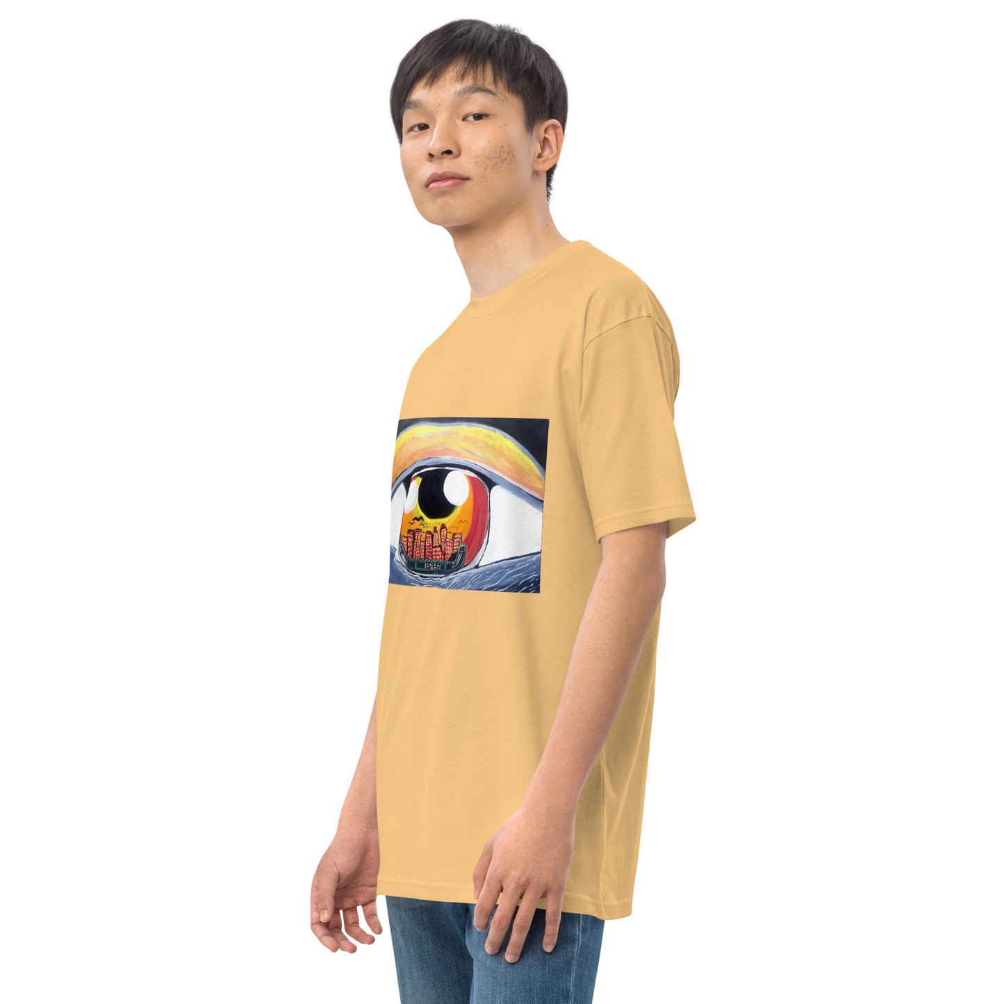 “City Eyes” Men’s premium heavyweight tee