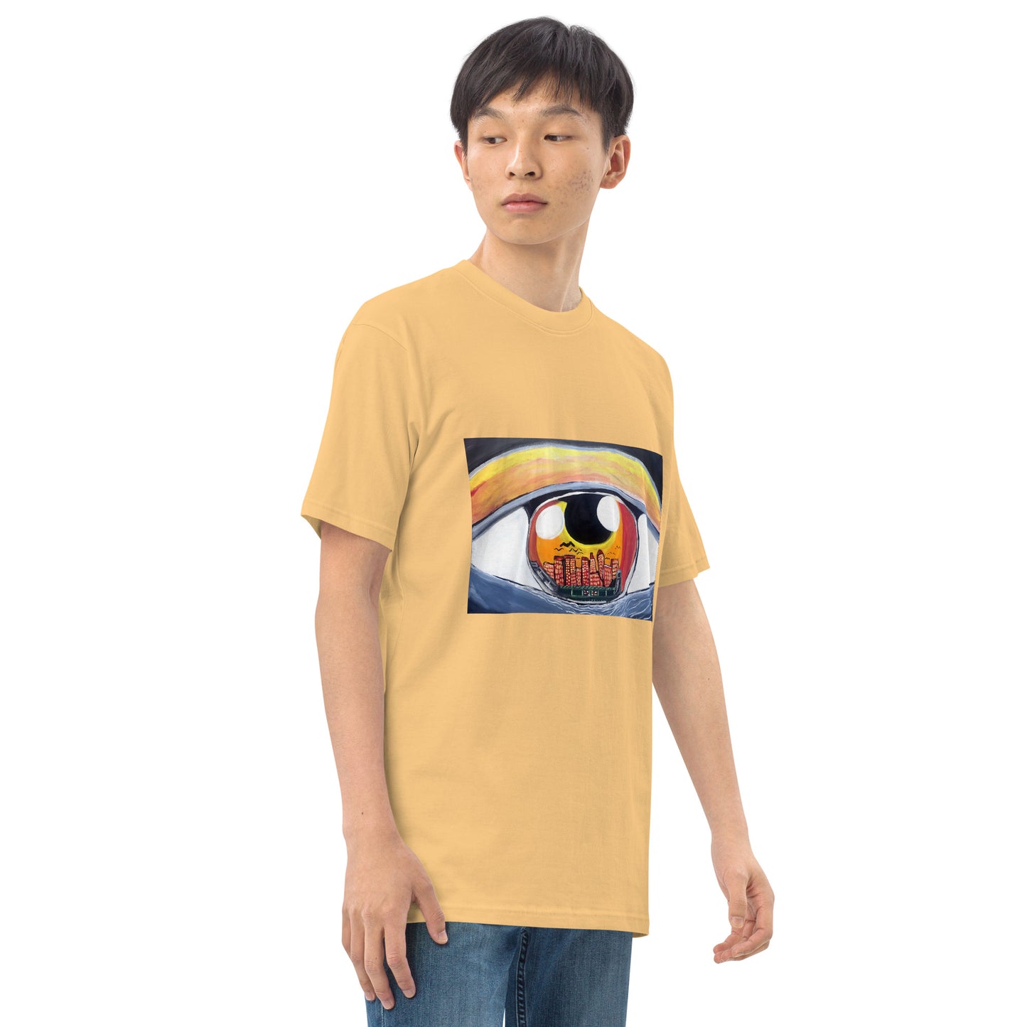 “City Eyes” Men’s premium heavyweight tee