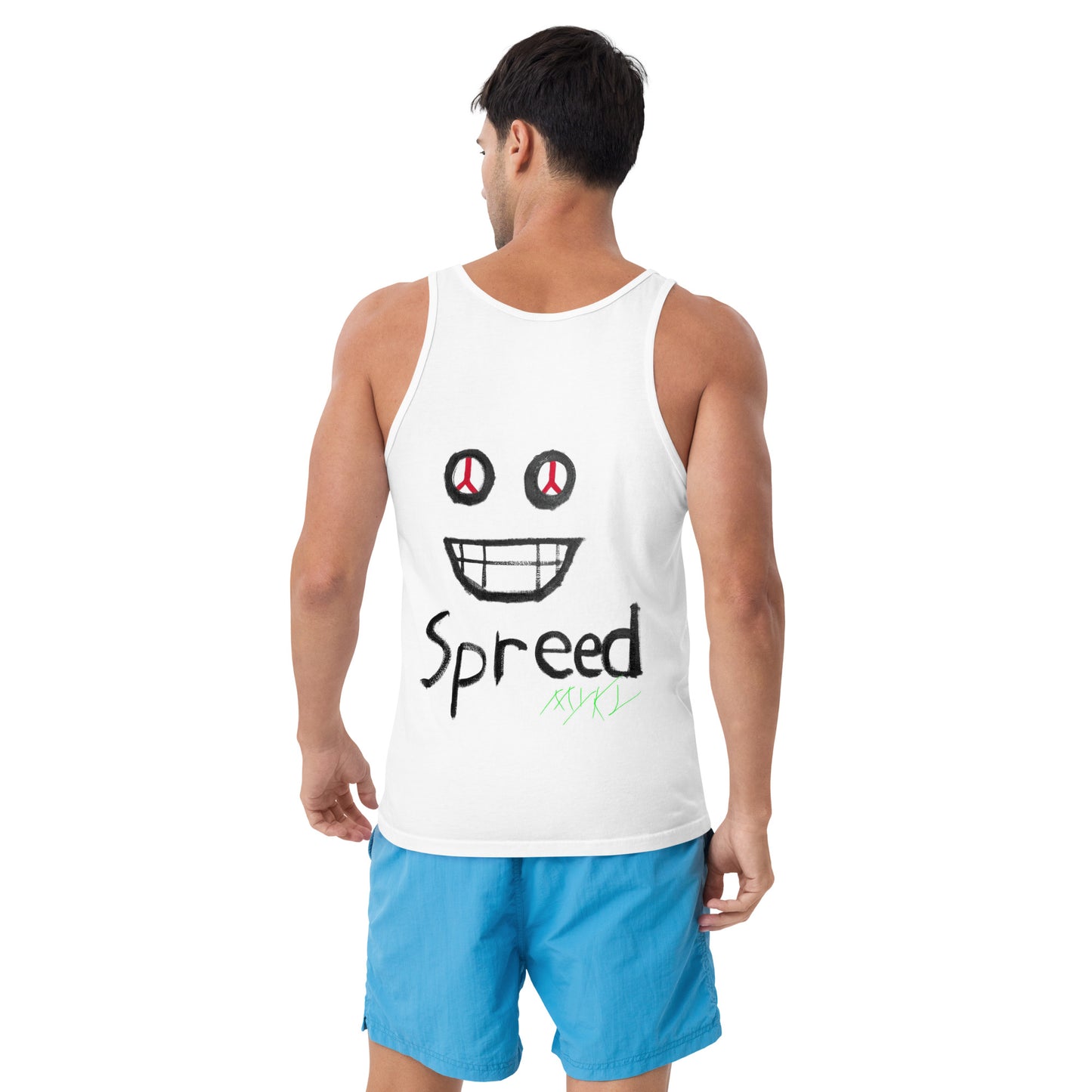 Wide Smile Men's Tank Top