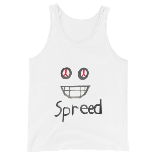 White Spreed Logo Tank Top