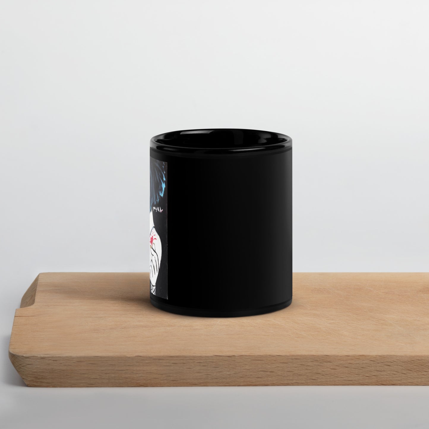 Spreed Spring Collection Black Glossy Mug (1)