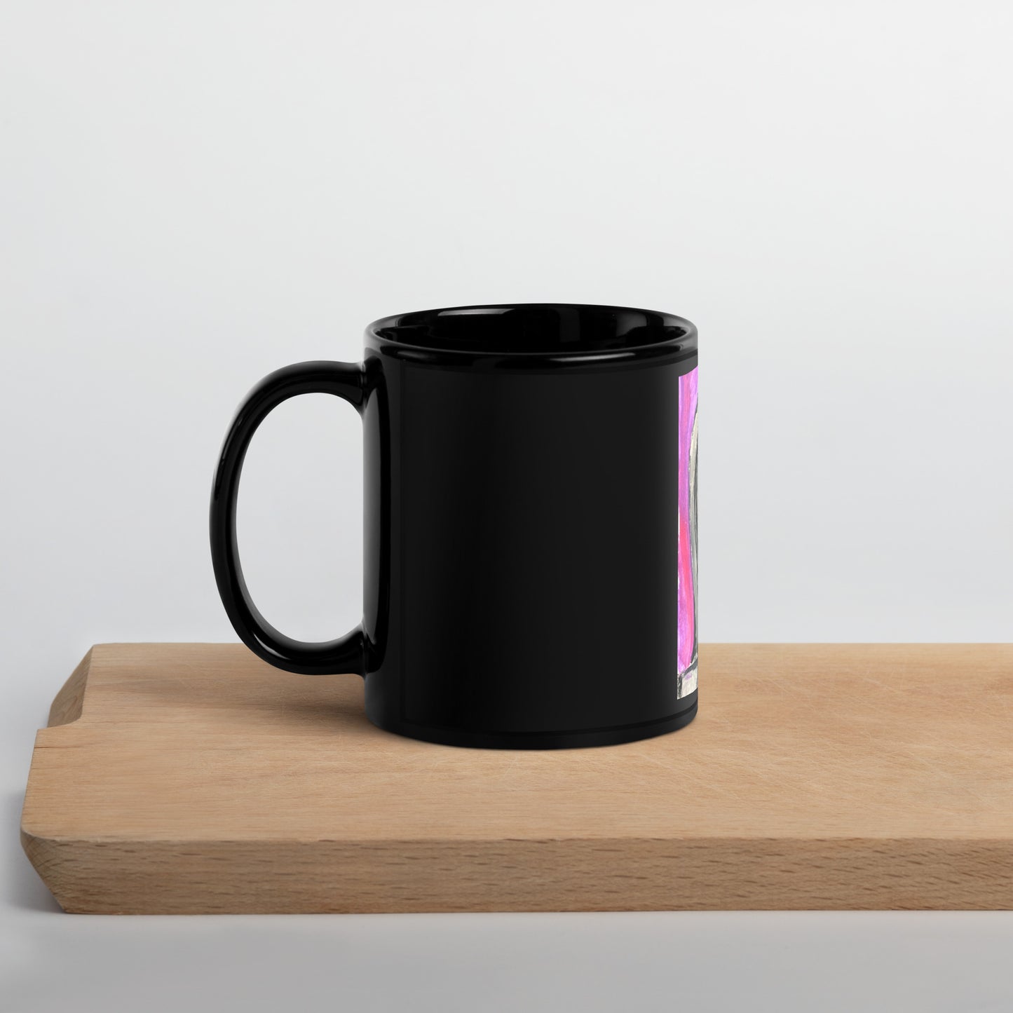 Grey Girl Mug (Black)