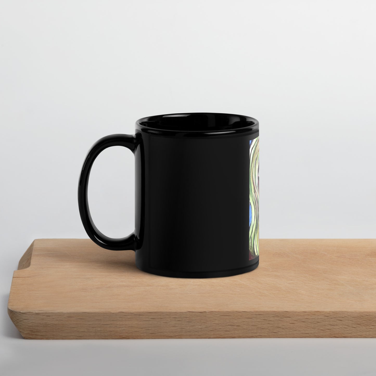 Beautiful Man Black Glossy Mug