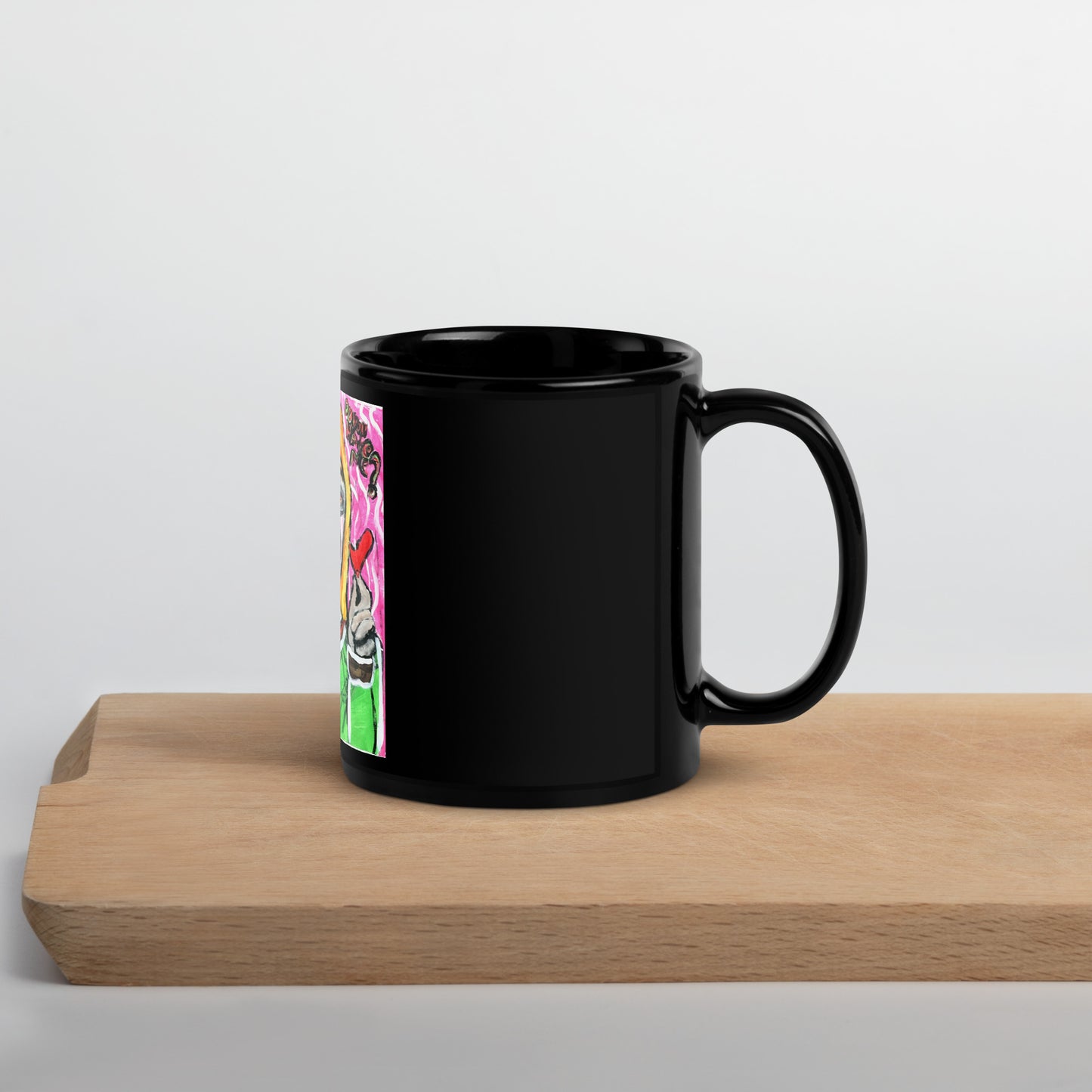 Why’s it sour? (Girl) Black Glossy Mug