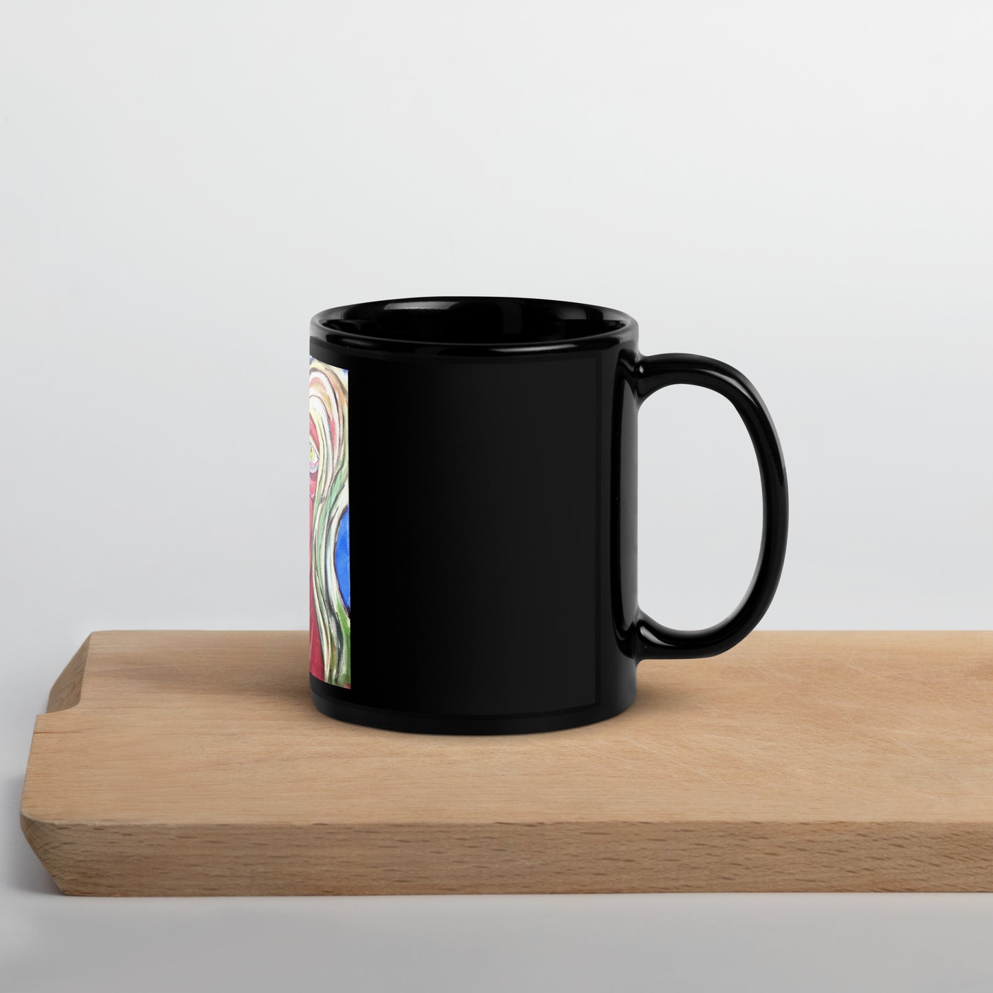 Beautiful Man Black Glossy Mug