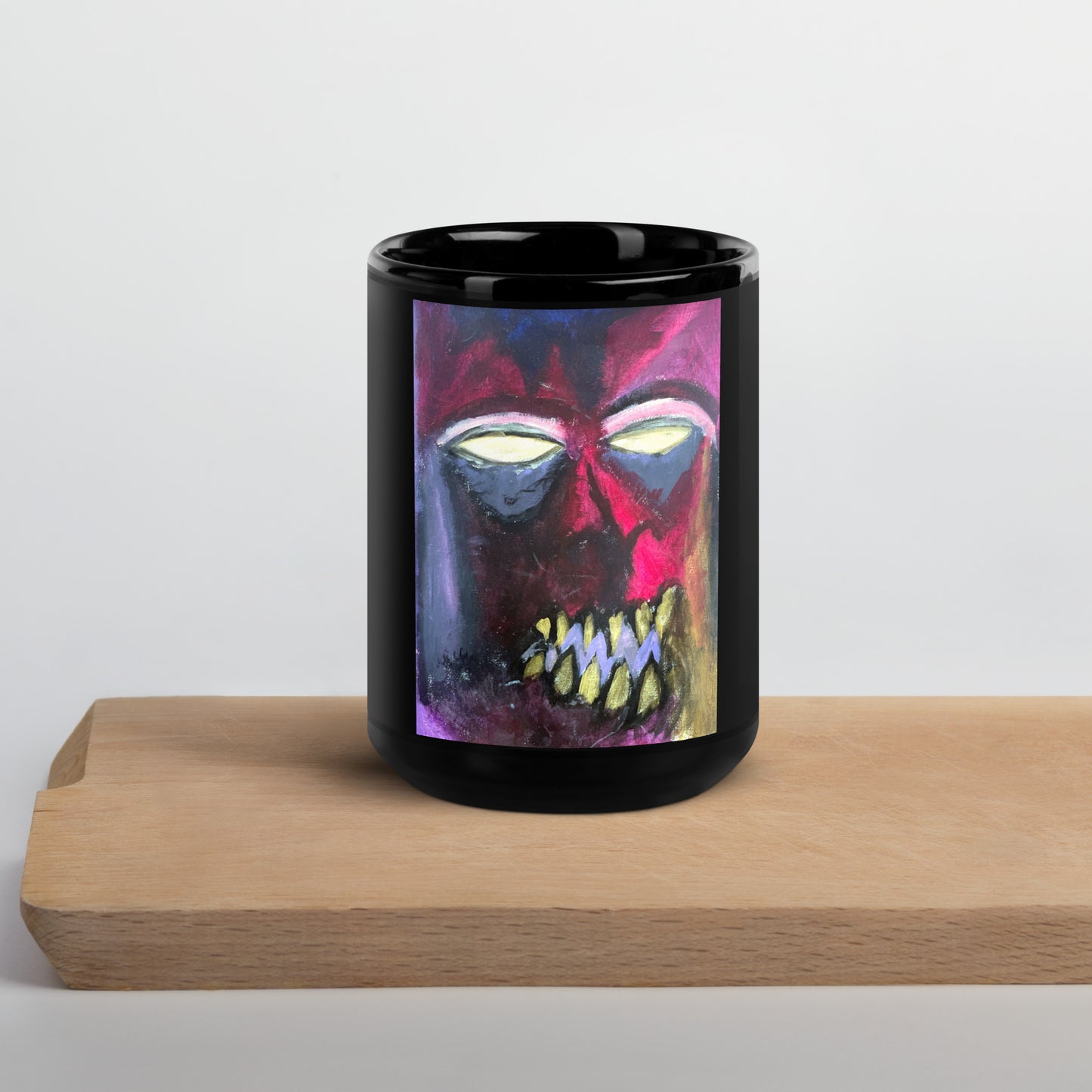 Scary face mug