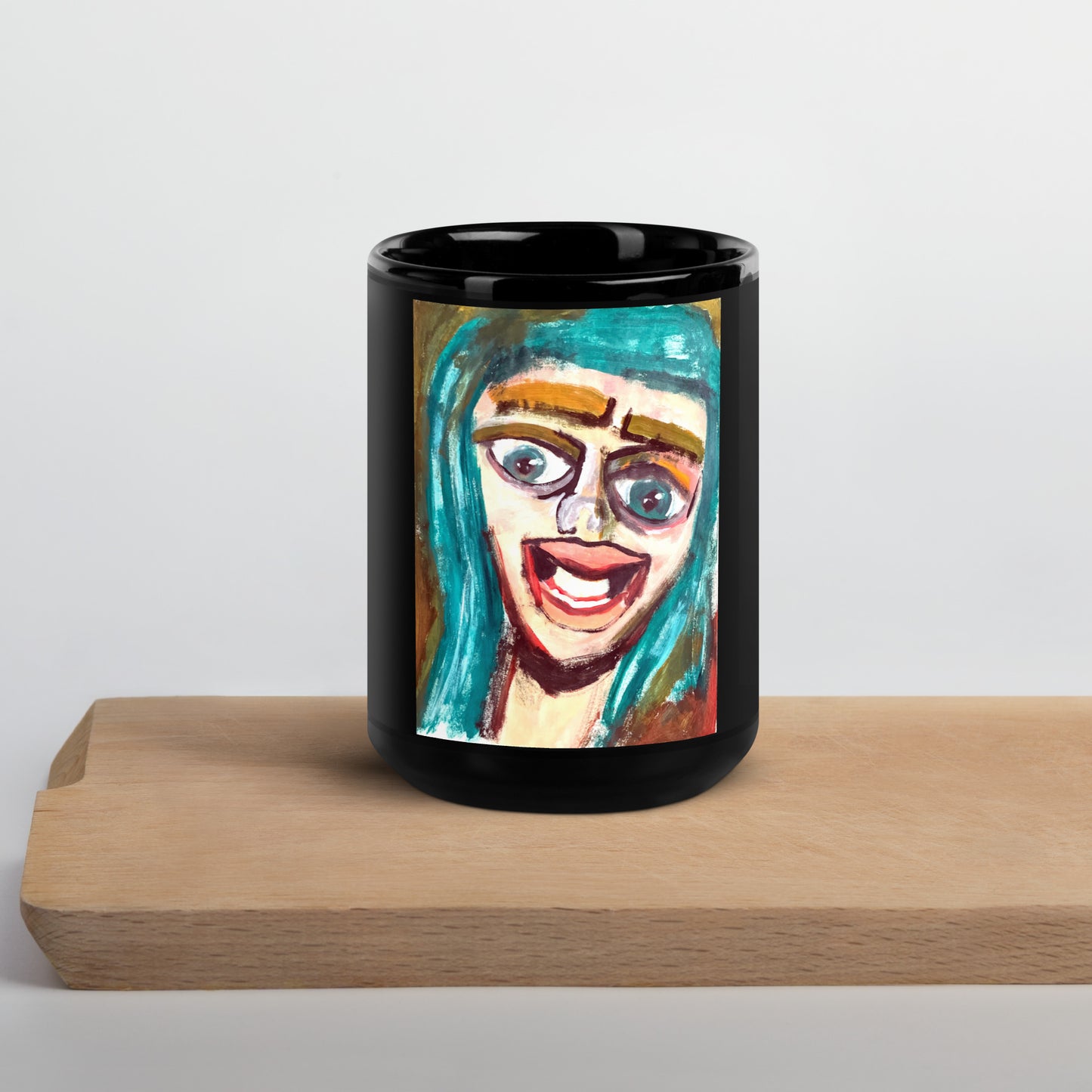 You if you were a Girl Black Glossy Mug 8