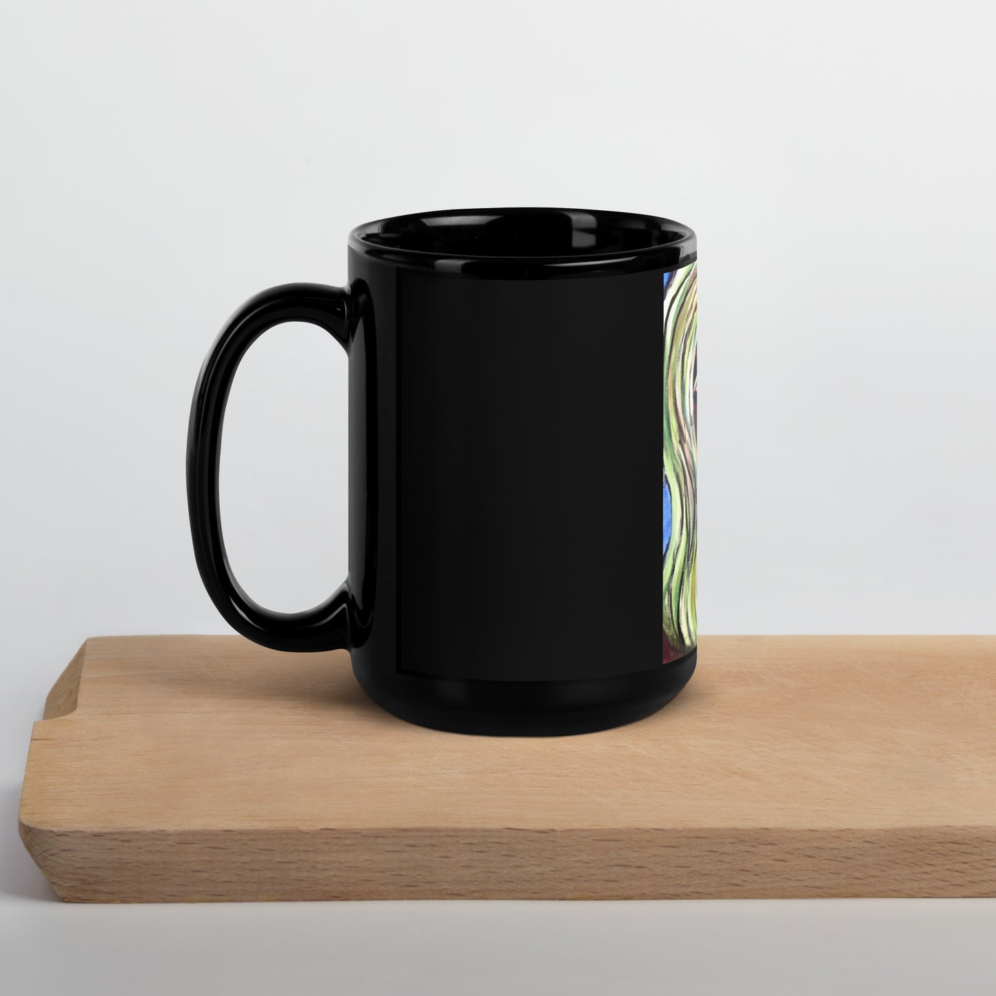 Beautiful Man Black Glossy Mug