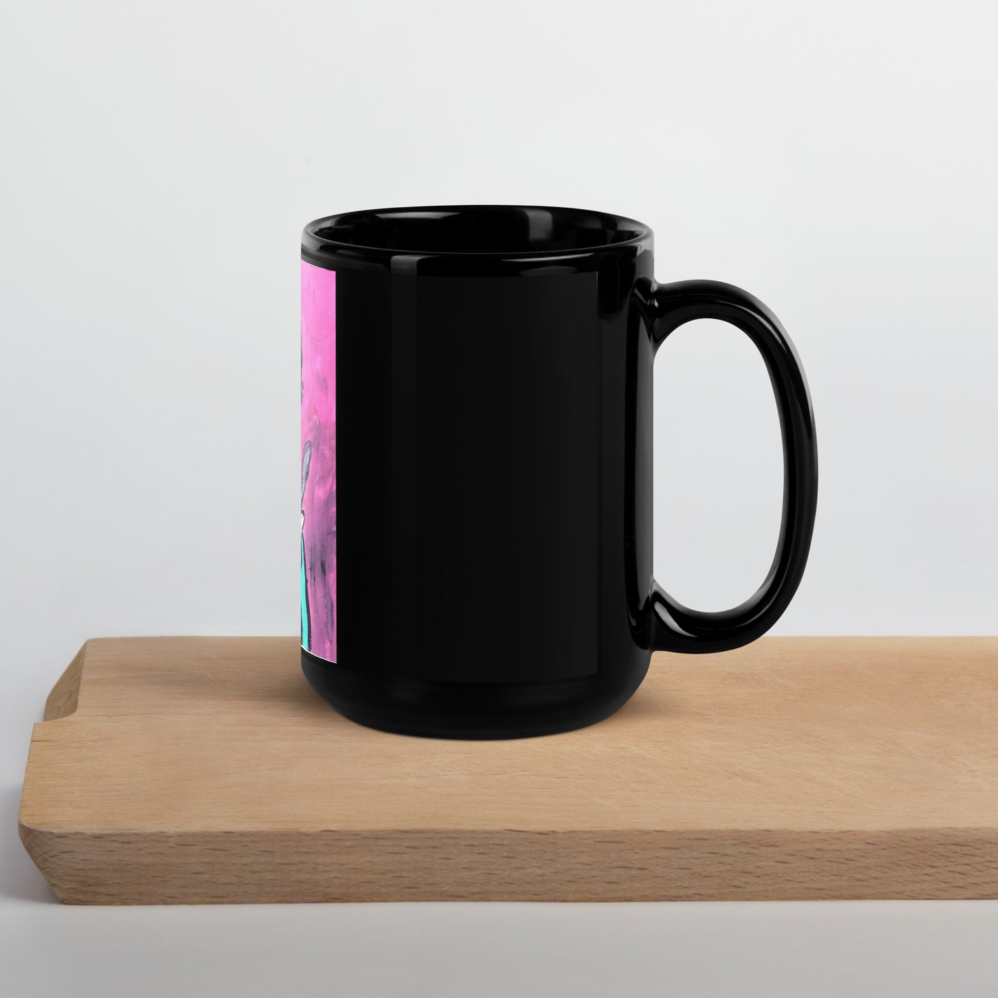 Naughty Nurse Black Glossy Mug