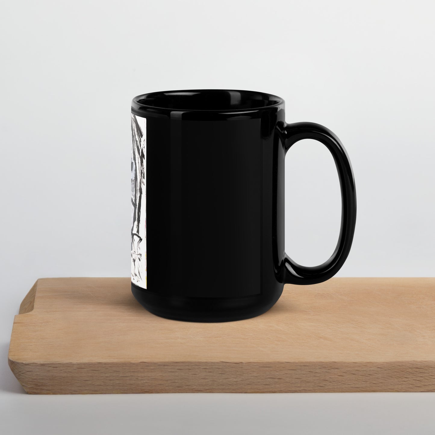 Hoe you used to know Black Glossy Mug