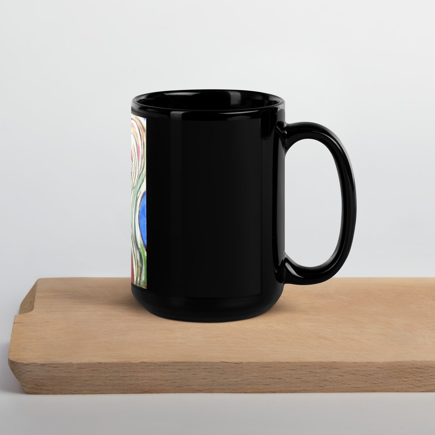 Beautiful Man Black Glossy Mug