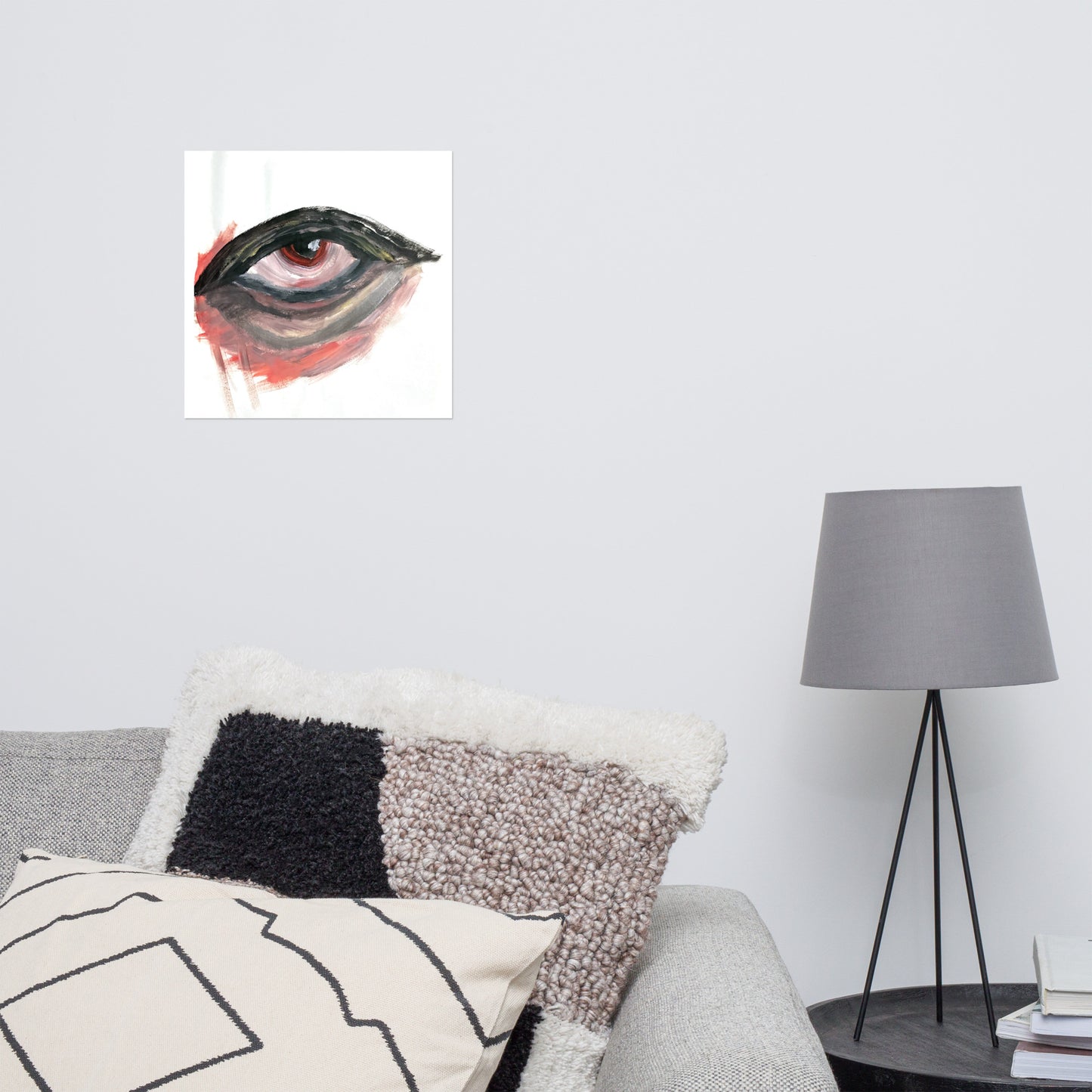 Red Evil Eye Poster