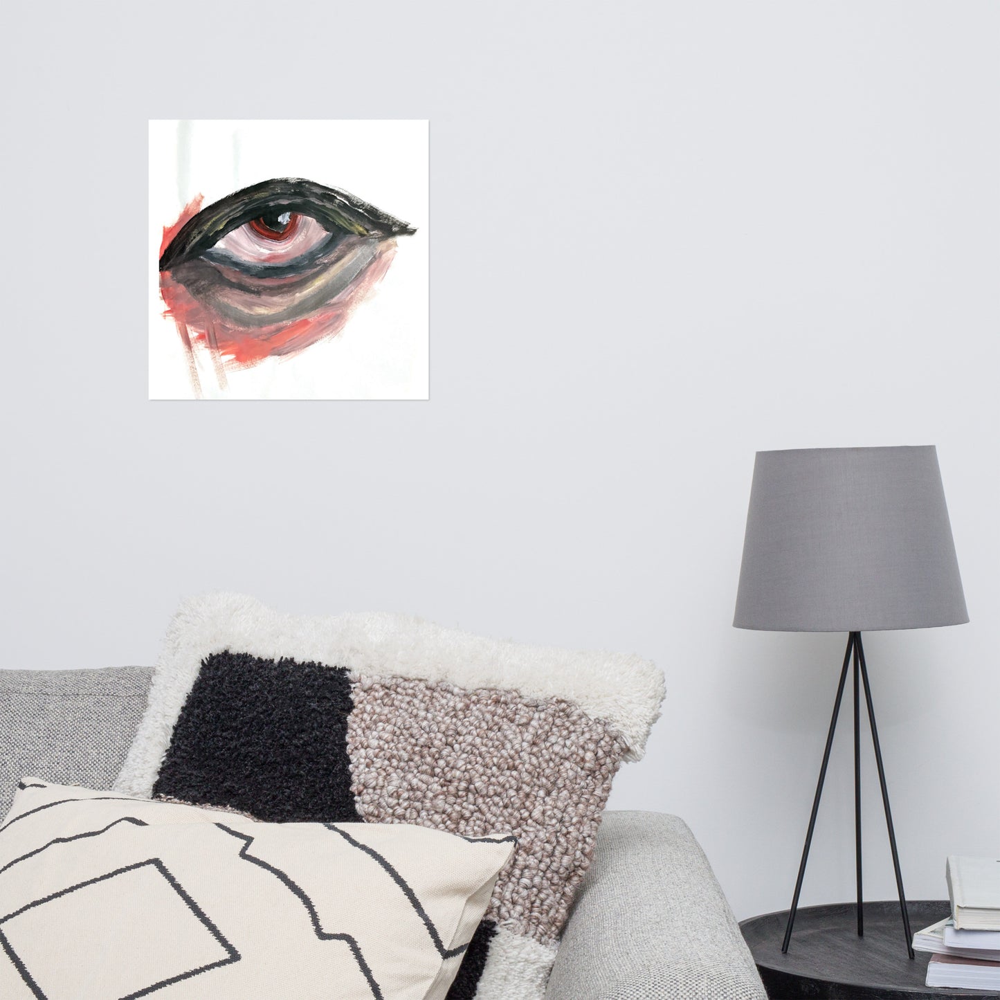 Red Evil Eye Poster