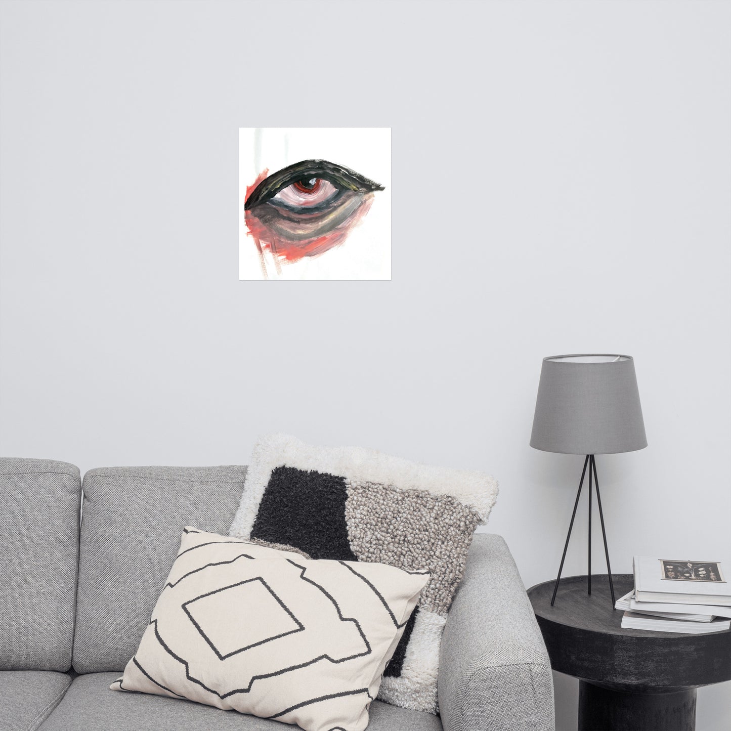 Red Evil Eye Poster