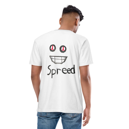 Spreed White premium heavyweight tee