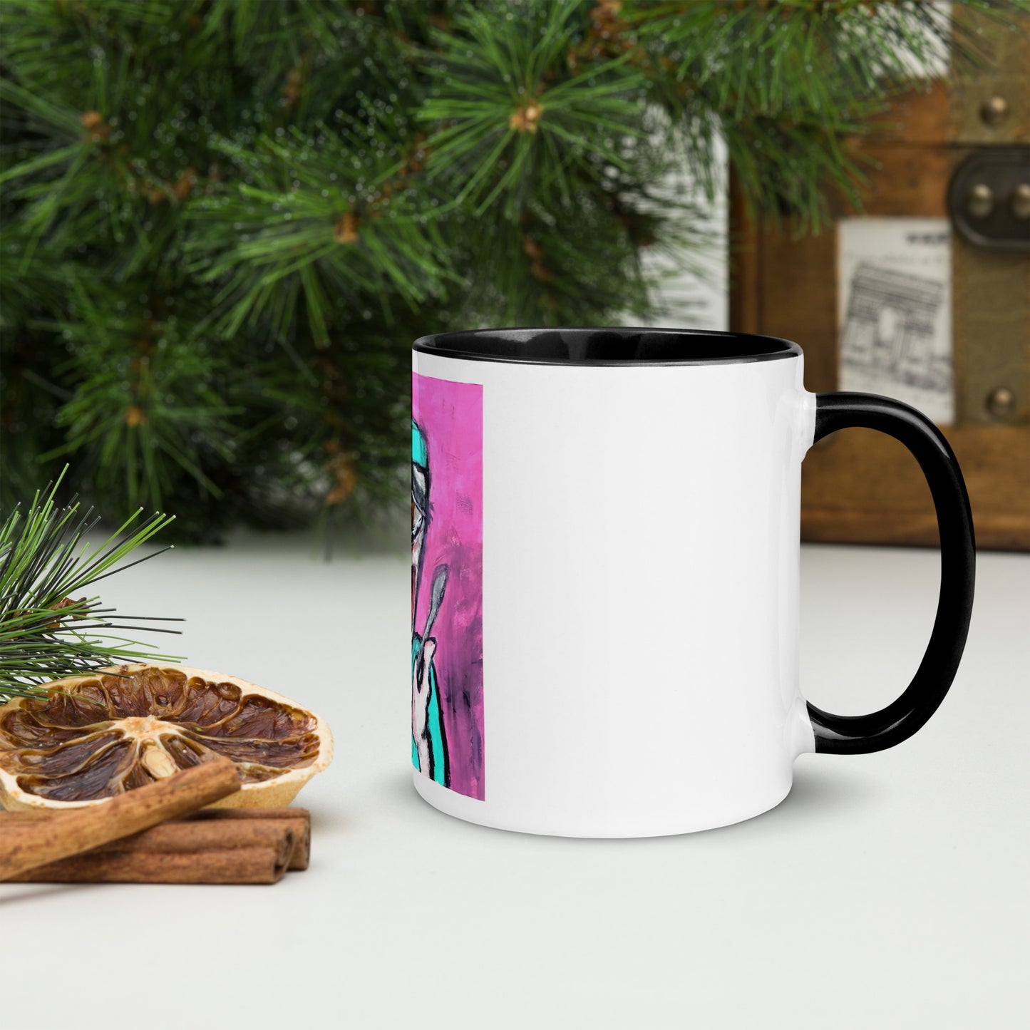 Naughty Nurse Mug with Color Inside